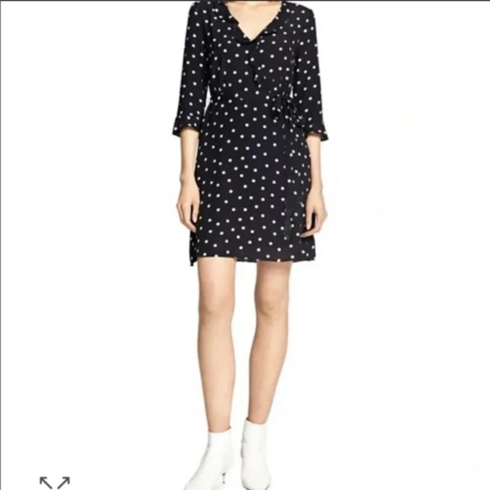 Sanctuary Eye Candy Dotted Mini Dress Polka Dots Women’s Size Medium Lined